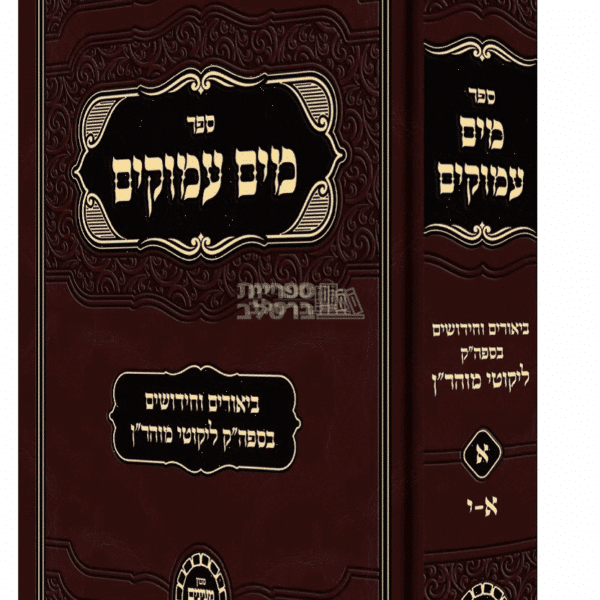 מים עמוקים חלק א' - ר' משה קרמר: ביאור על ליקוטי מוהר"ן